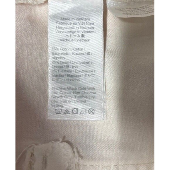 J. Crew Garment-Dyed Utility Mini Skirt Natural Off White Denim Plus Sz 18 - Picture 7 of 10